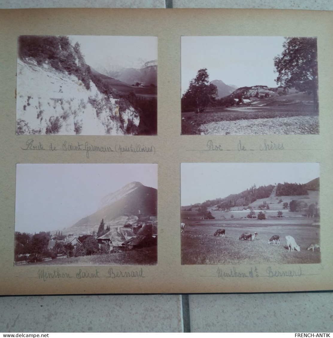 ALBUM PHOTO DE FAMILLE MONTAGNE ANNECY VILLAGE SCENE DE VIE ENVIRON 192 PHOTOS - Albums & Collections