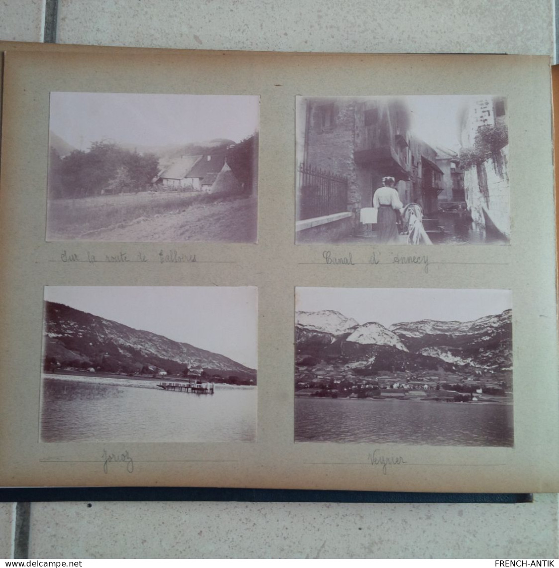 ALBUM PHOTO DE FAMILLE MONTAGNE ANNECY VILLAGE SCENE DE VIE ENVIRON 192 PHOTOS - Albums & Collections