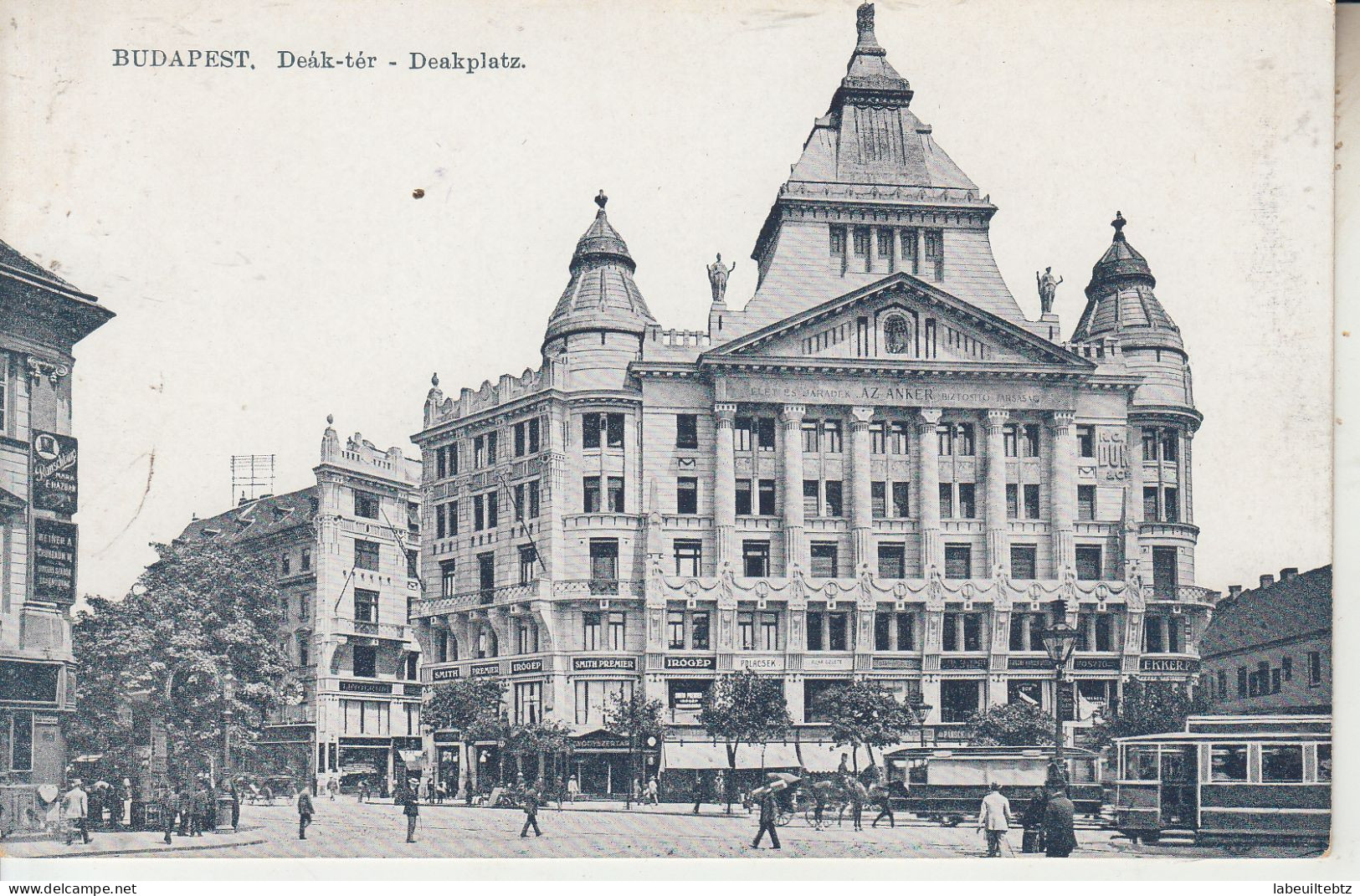 HONGRIE - BUDAPEST - 2 Cartes - Deak Ter - Deakplatz & Dtatue Anonymus   PRIX FIXE - Hongrie