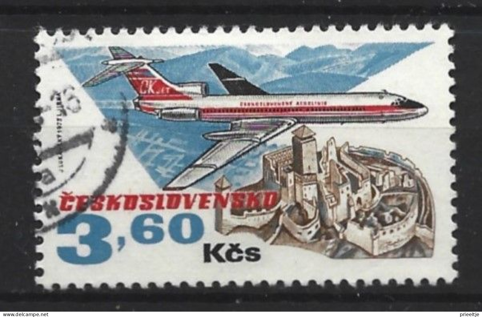 Ceskoslovensko 1973 Airplane Y.T.  2016 (0) - Oblitérés