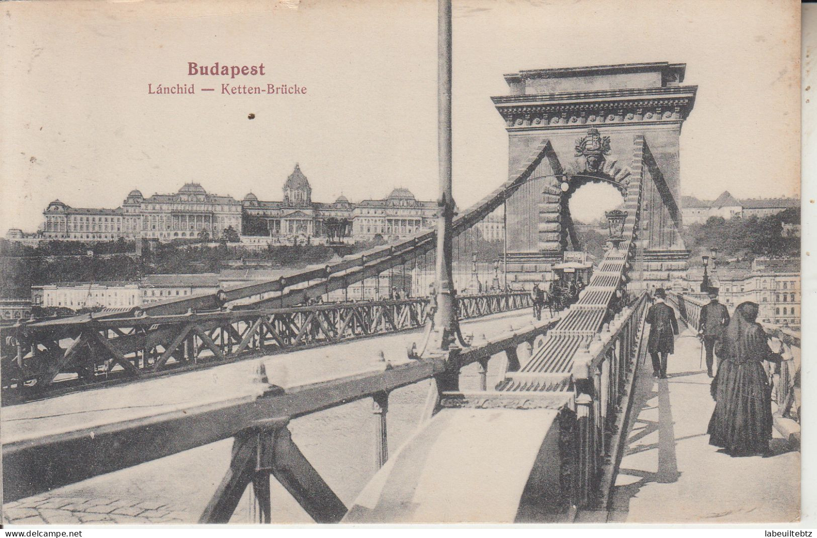 HONGRIE - BUDAPEST - 3 Cartes - Mathias Kirche - Kigyoter A Klotid Palotikkal - Lanchid Ketten Brücke   PRIX FIXE - Hongrie