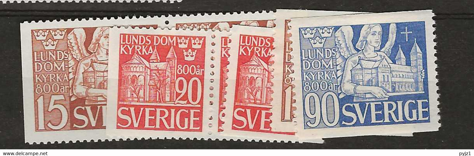 1946 MNH Sweden Mi 318-20  Postfris** - Ongebruikt