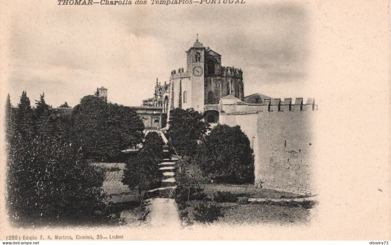 TOMAR - THOMAR - Charola Dos Templarios (Ed. F. A. Martins   Nº 280) - PORTUGAL - Santarem