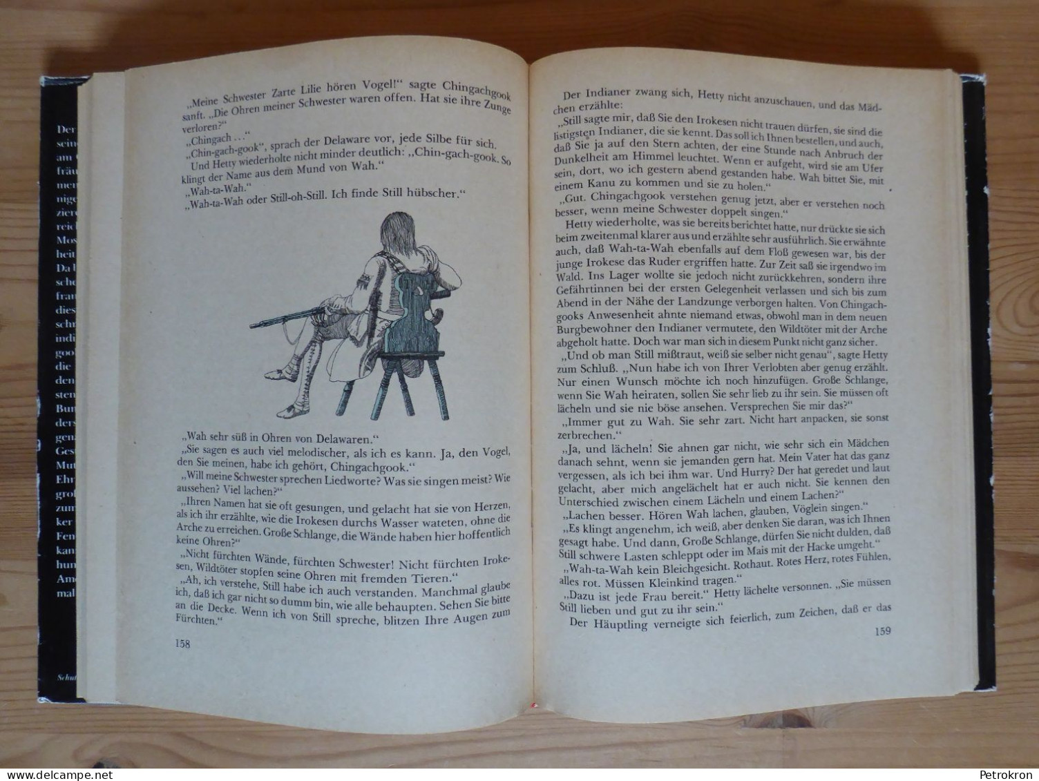 James F. Fenimore Cooper: Wildtöter Lederstrumpf-Erzählungen Leinenausgabe 1976 - Internationale Auteurs