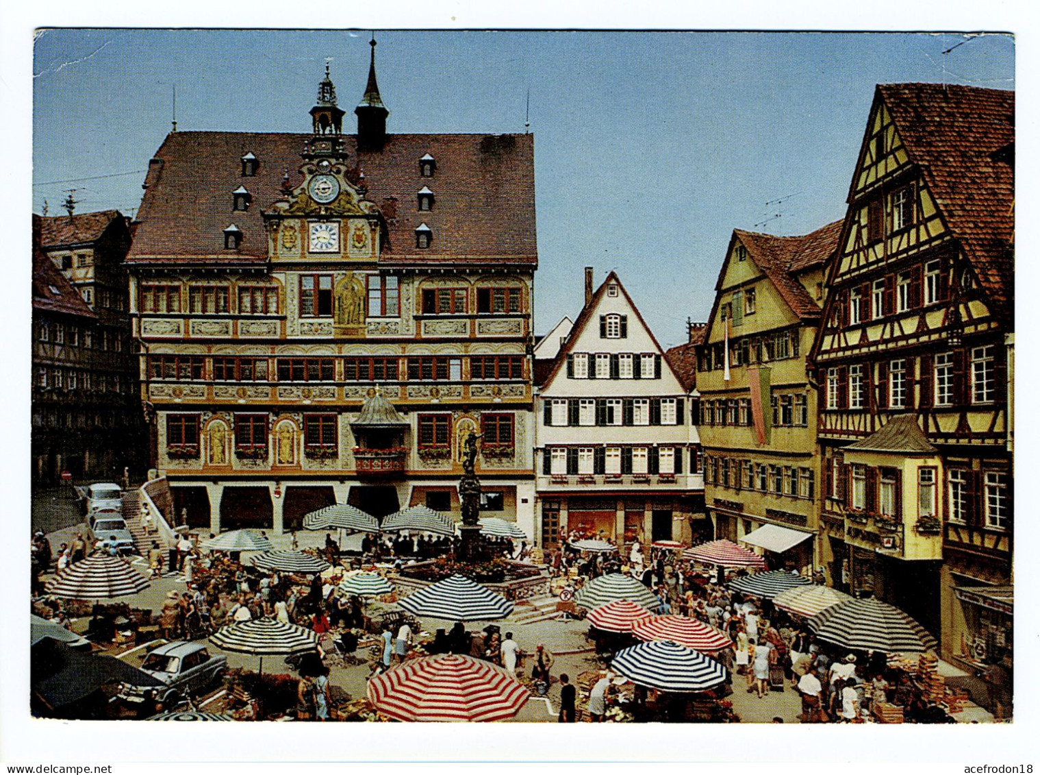 Universitätsstadt Tübingen - Marktplatz Mit Rathaus - Tuebingen