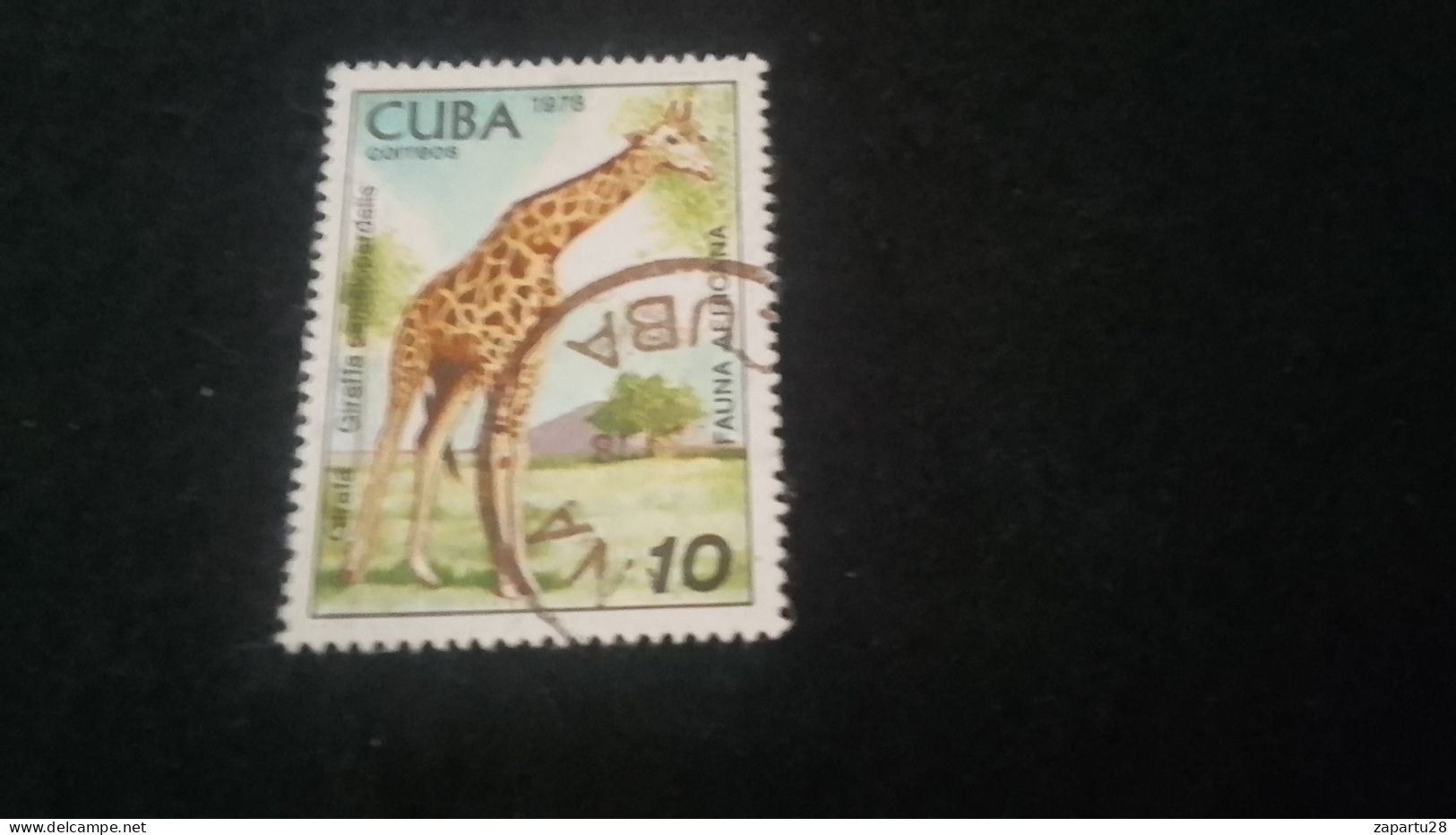 CUBA- 1980-90   10  C.     DAMGALI - Used Stamps