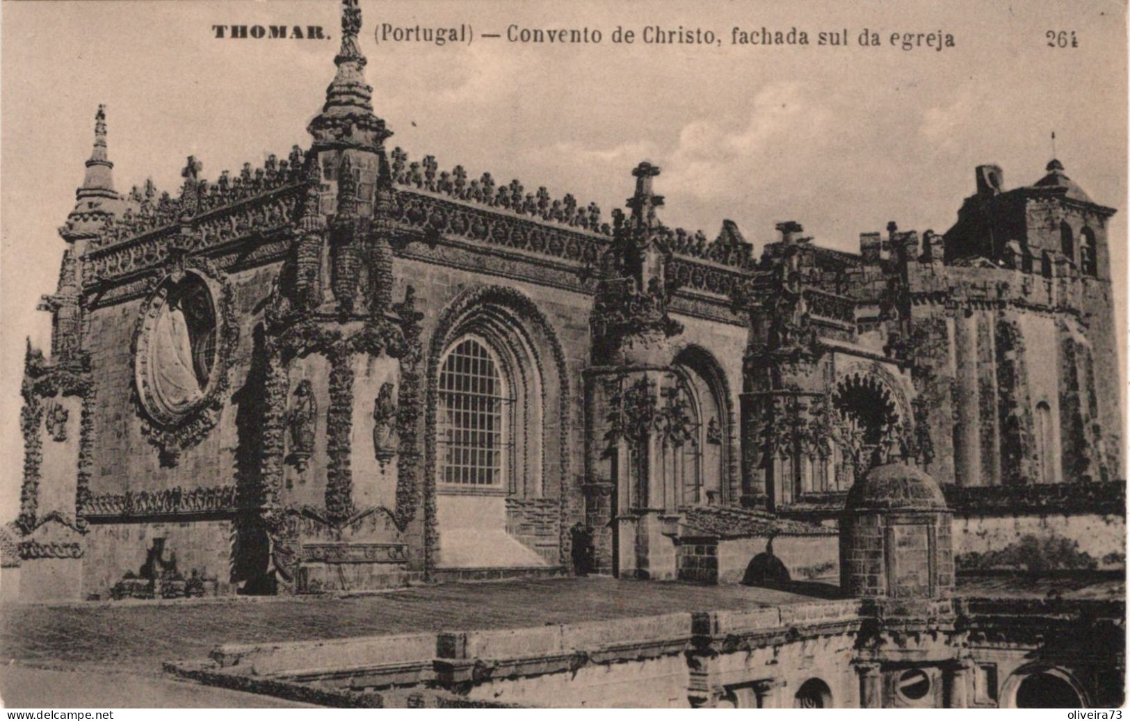 TOMAR - THOMAR - Convento De Cristo, Fachada Sul Da Igreja (Ed.  Martins E Silva  Nº 264) - PORTUGAL - Santarem