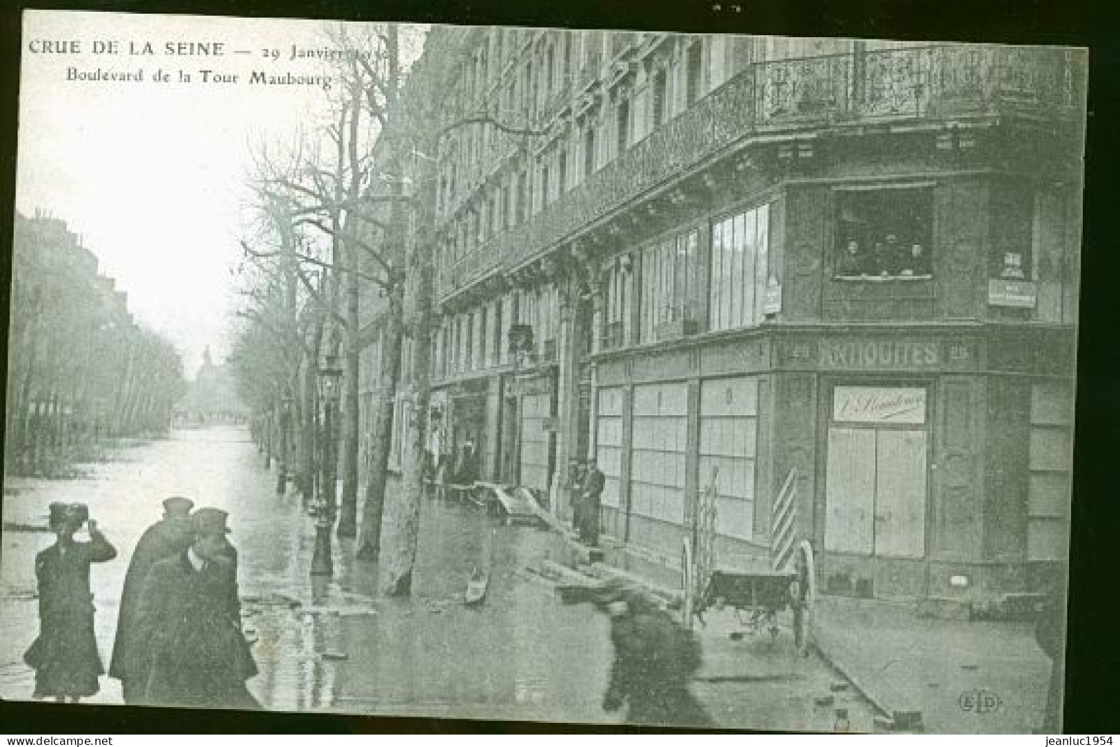 PARIS  BOULEVARD DE LA TOUR - Inondations De 1910