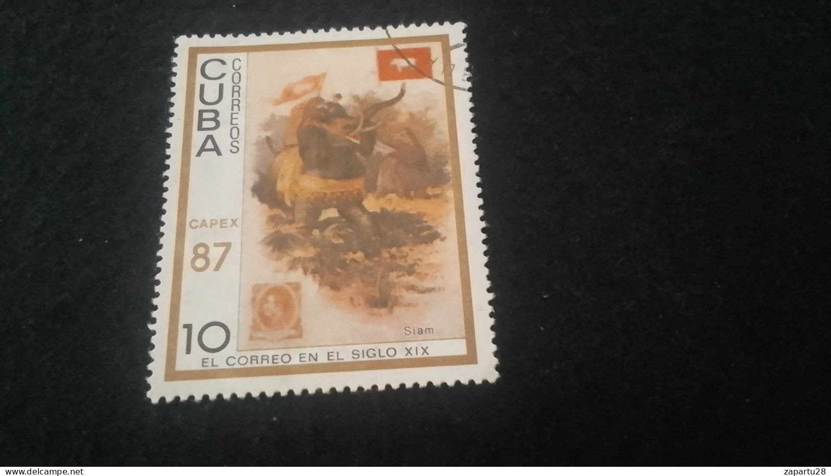 CUBA- 1980-90   10  C.     DAMGALI - Oblitérés
