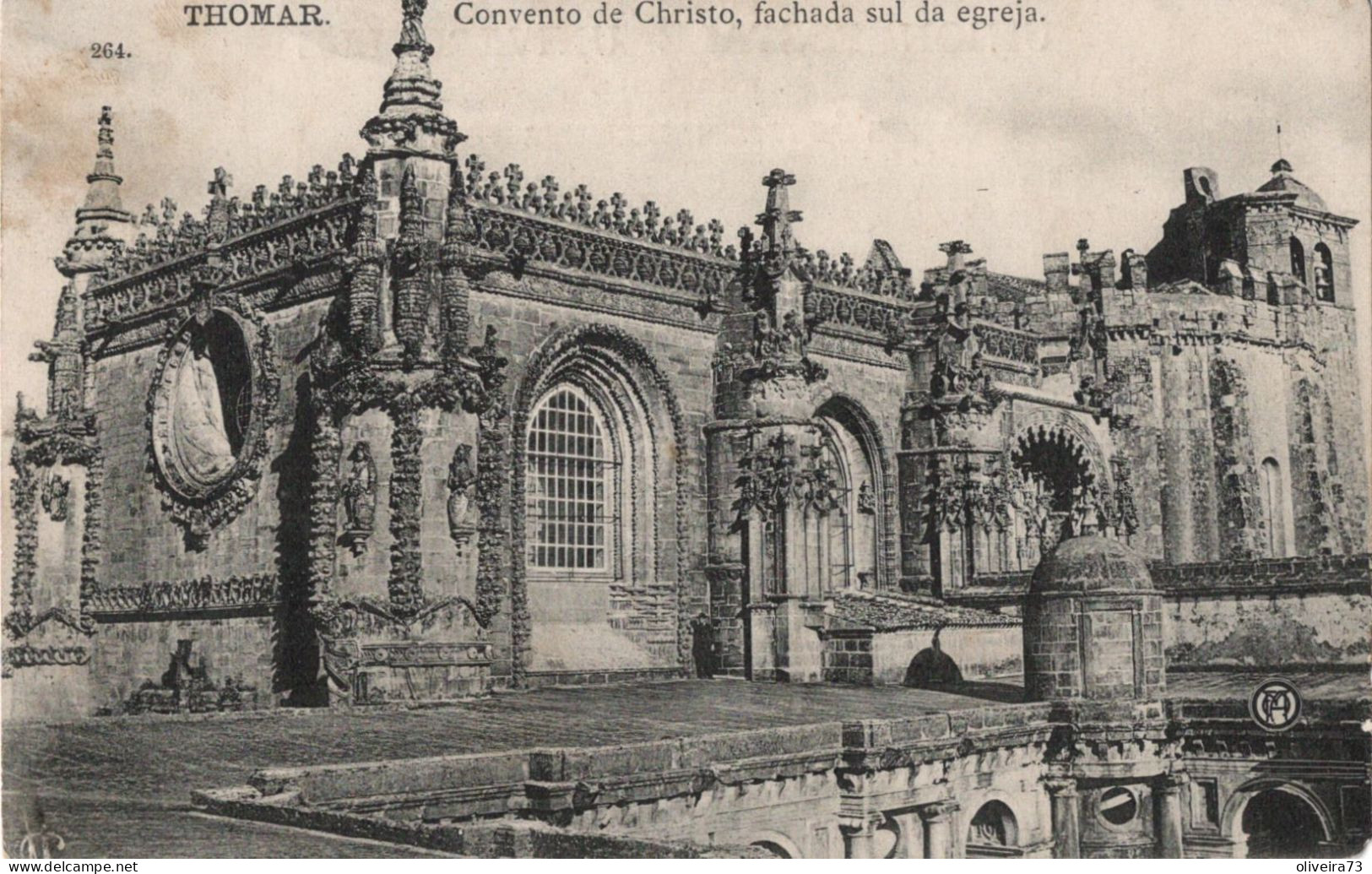 TOMAR - THOMAR - Canvento De Cristo, Fachada Sul Da Igreja (Ed. F. A. Martins   Nº 264) - PORTUGAL - Santarem
