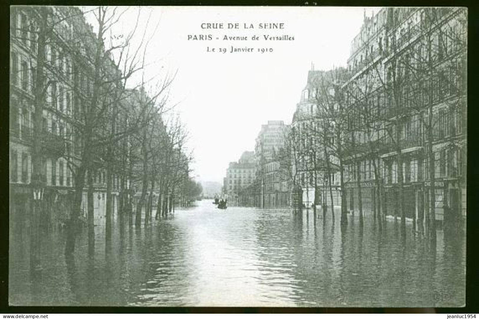 PARIS AVENUE DE VERSAILLES - Inondations De 1910