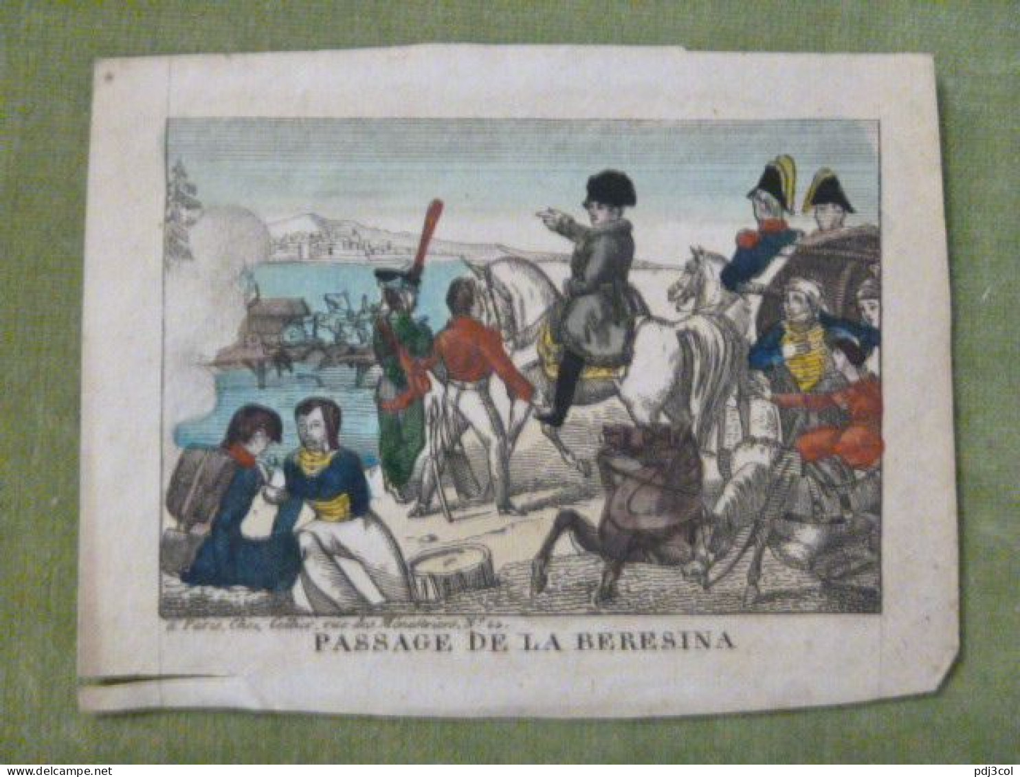 Napoléon - Petite Image Populaire - PASSAGE DE LA BERESINA - Storia