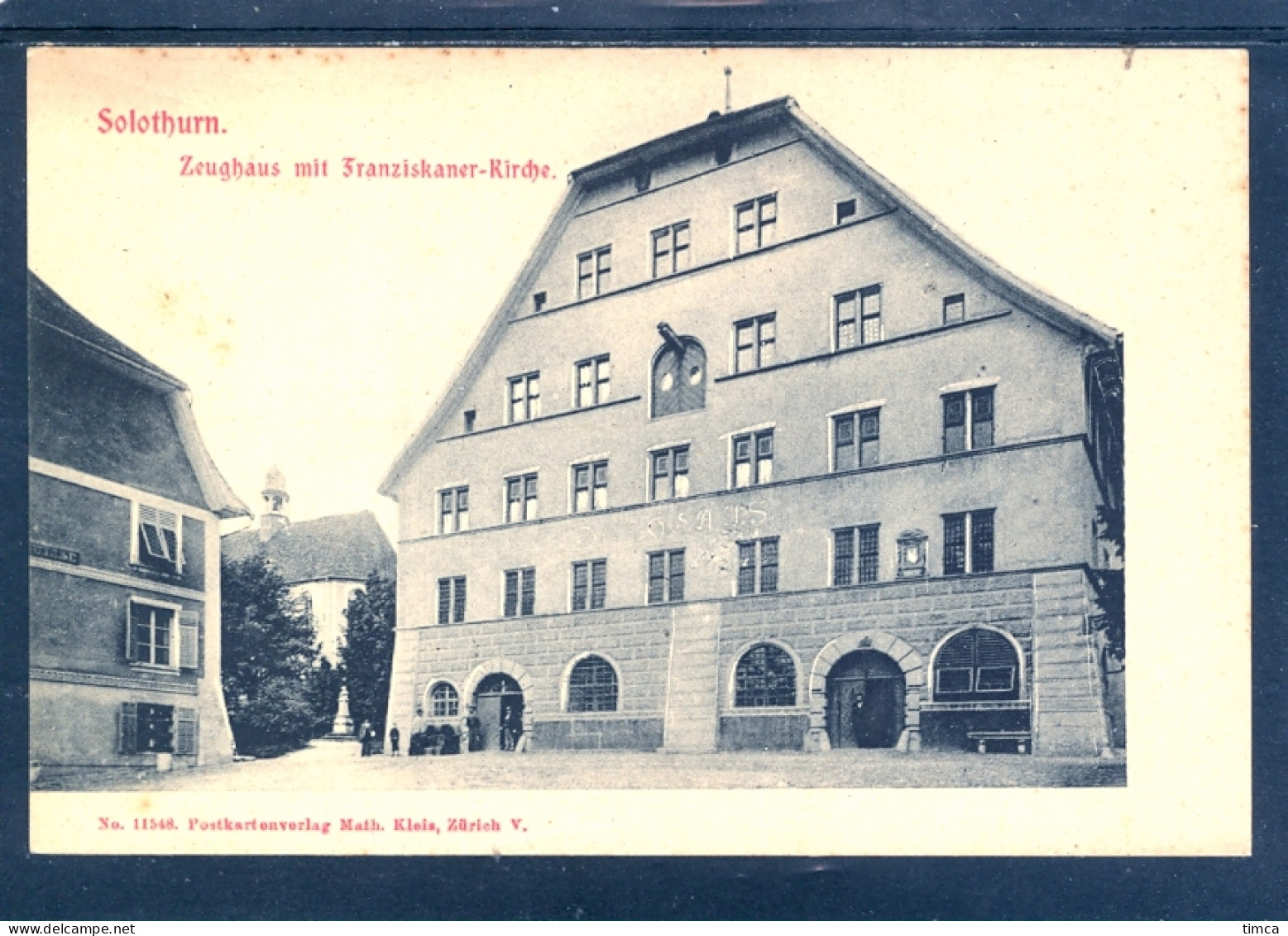 23180 Solothurn - Zeughaus Mit Franziskaner-Kirch - Autres & Non Classés