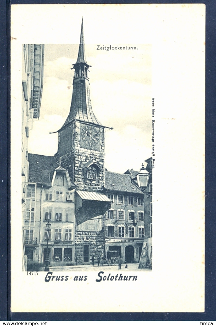 23188 Solothurn - Zeitglockenturm - Hotel De La Tour Rouge  - Petite Animation - Autres & Non Classés