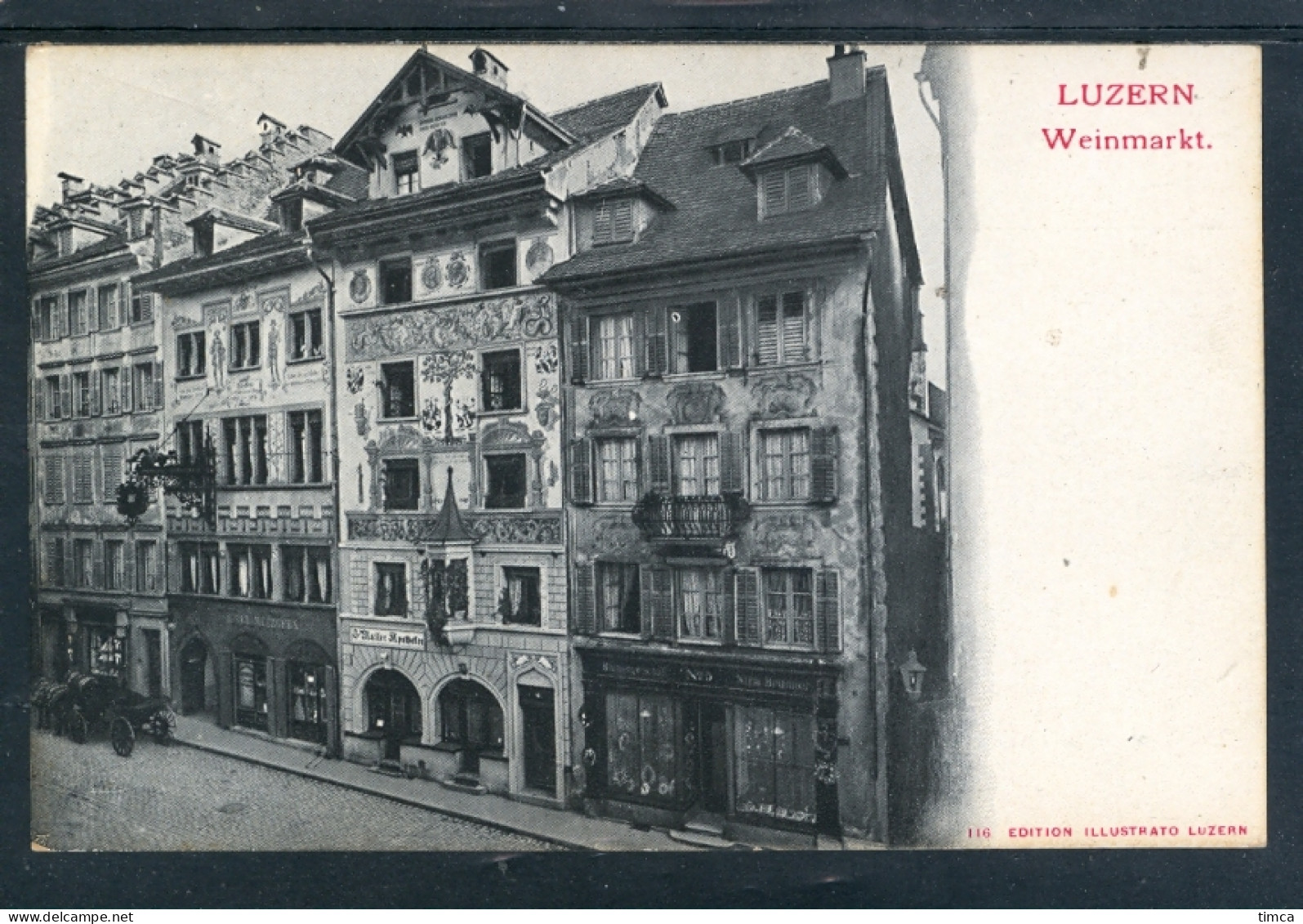 23196 Lucerne - Luzern - Weinmarkt. - Autres & Non Classés