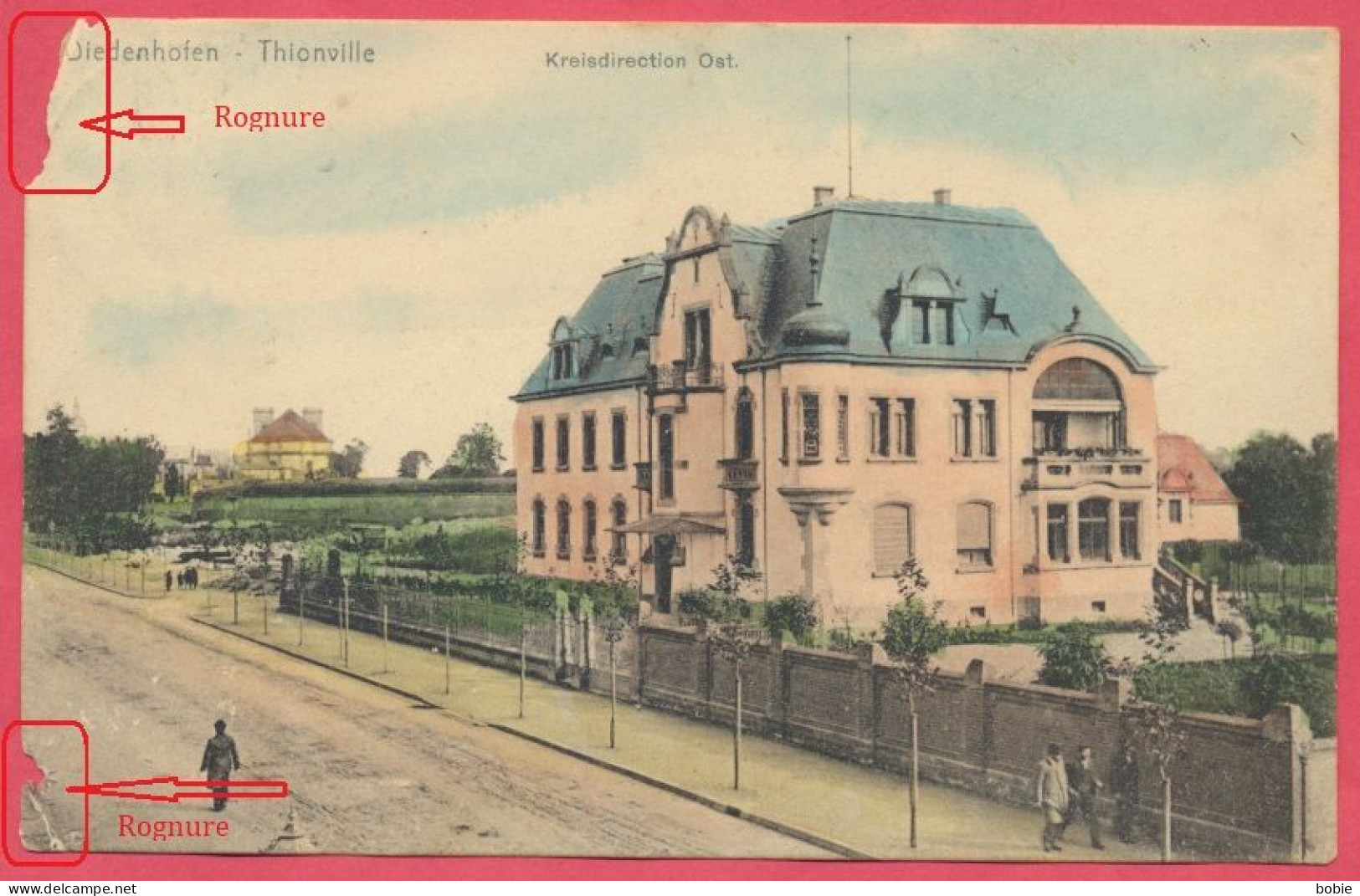 Thionville = Diedenhofen - Moselle : Kreisdirection Ost - Nels Metz, Variante Couleur Déteriorée De 1906 - Thionville