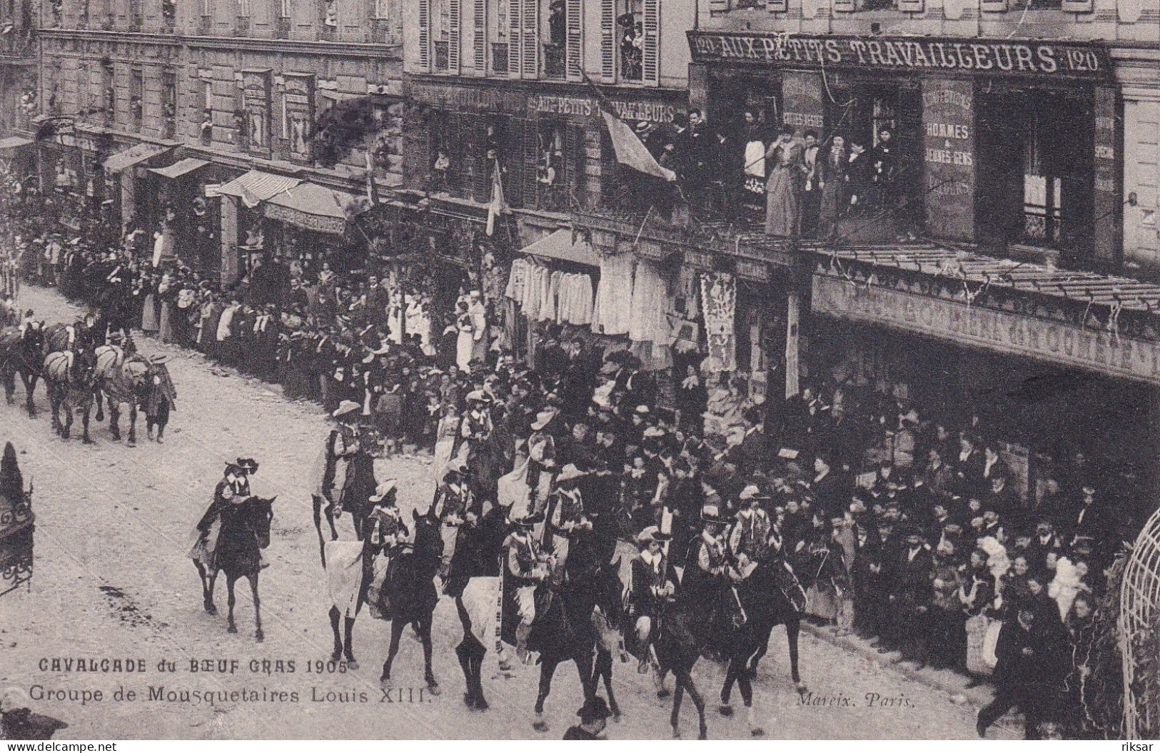 PARIS(FETE) CAVALCADE 1905 - Autres & Non Classés