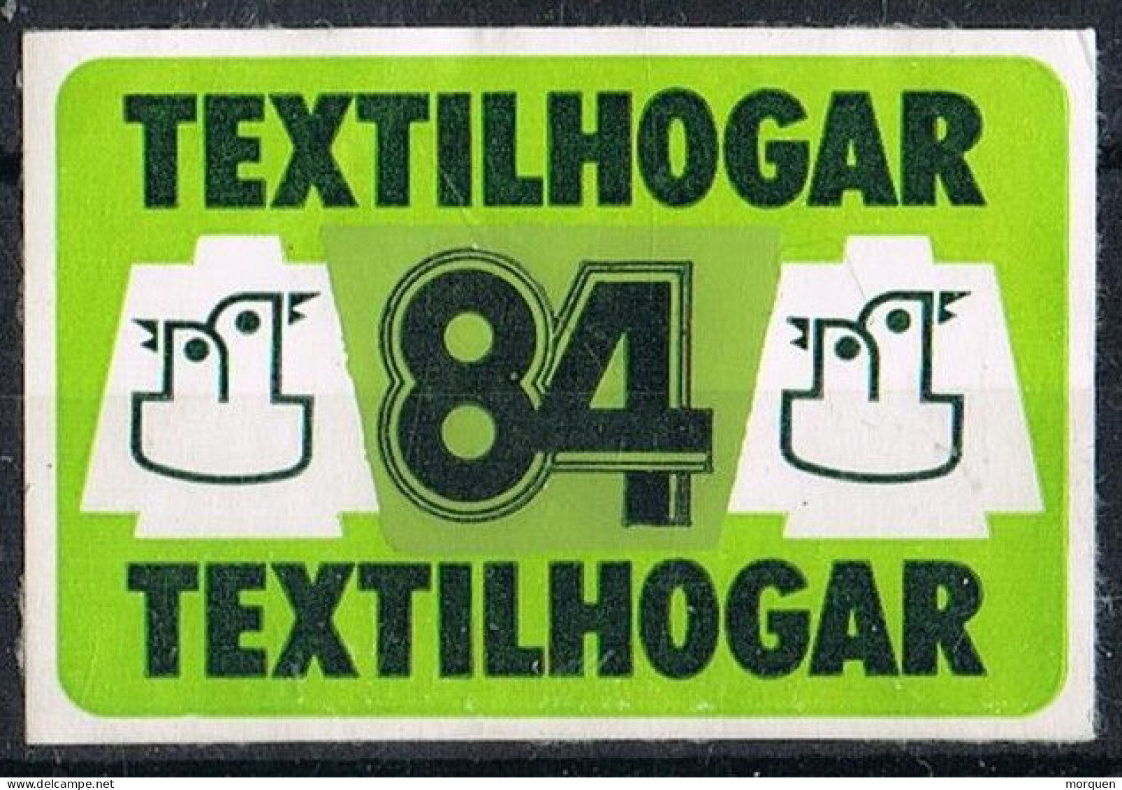 Viñeta, Label TEXTIL HOGAR 84, VALENCIA º - Variétés & Curiosités