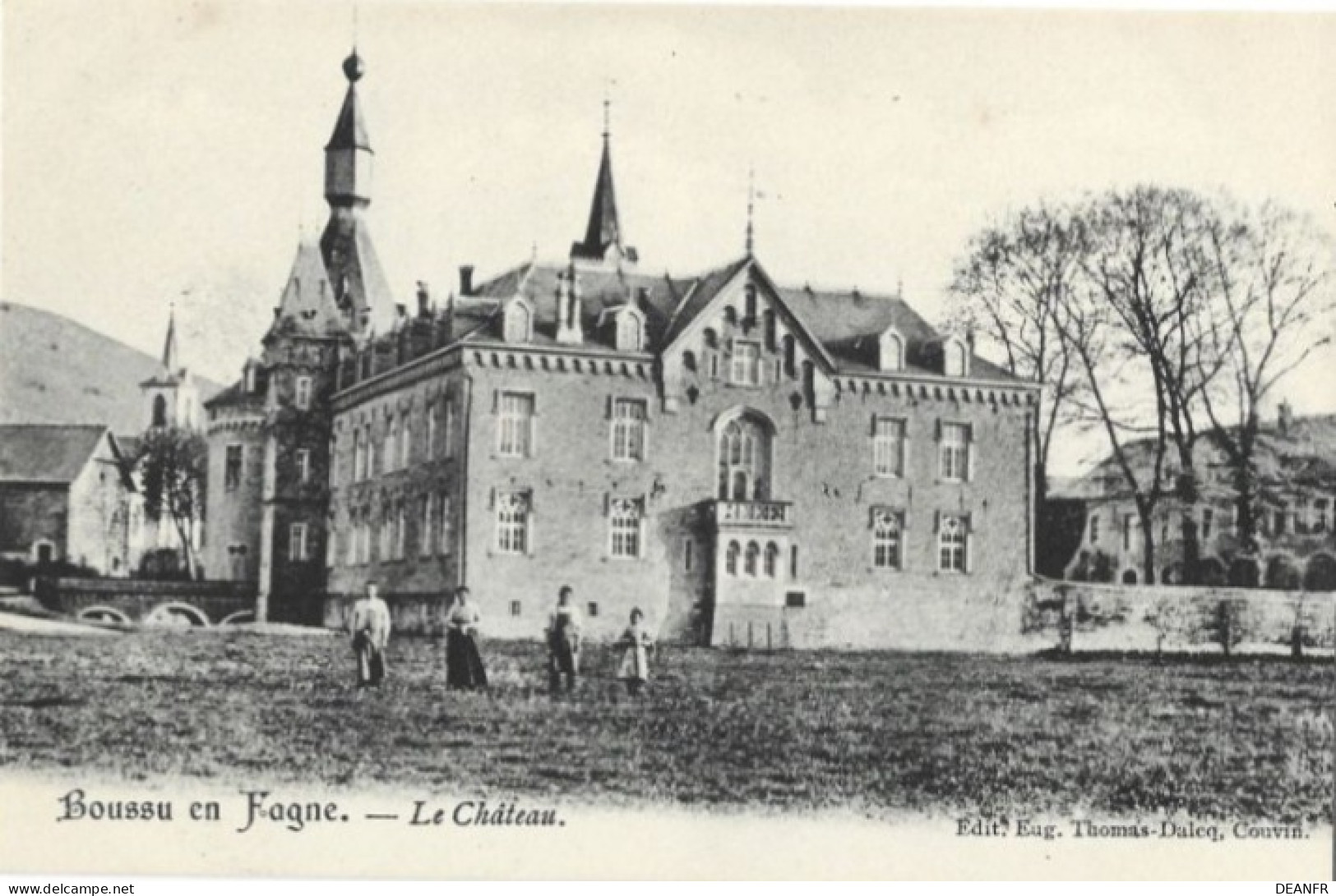 BOUSSU En FAGNES : - Le Château.  Carte Impeccable. - Couvin