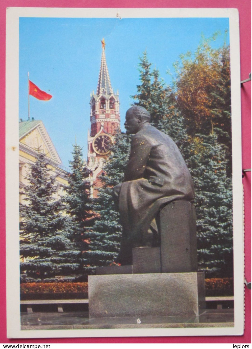 Russie - Moscou - Statue Lénine - Kremlin - Beaux Timbres - R/verso - Russland