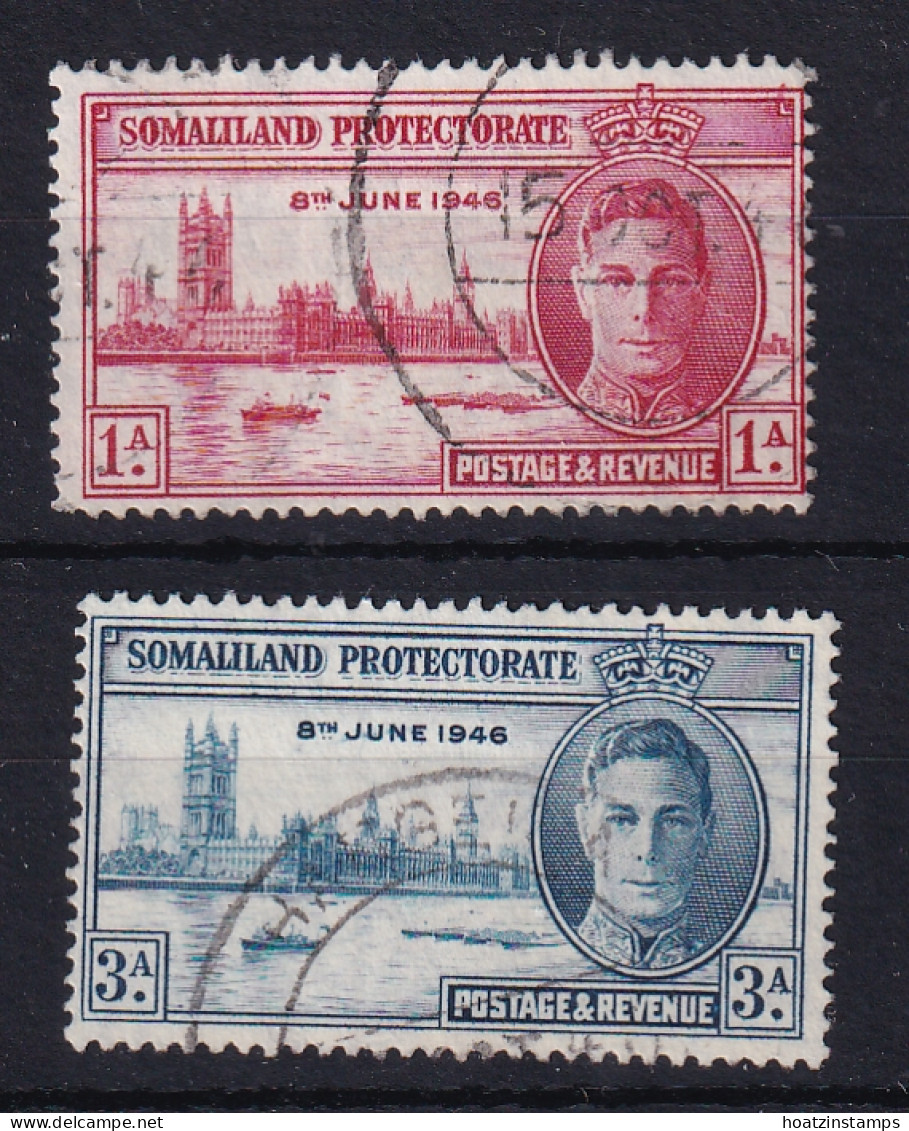 Somaliland Protectorate: 1946   Victory     Used - Somaliland (Protettorato ...-1959)