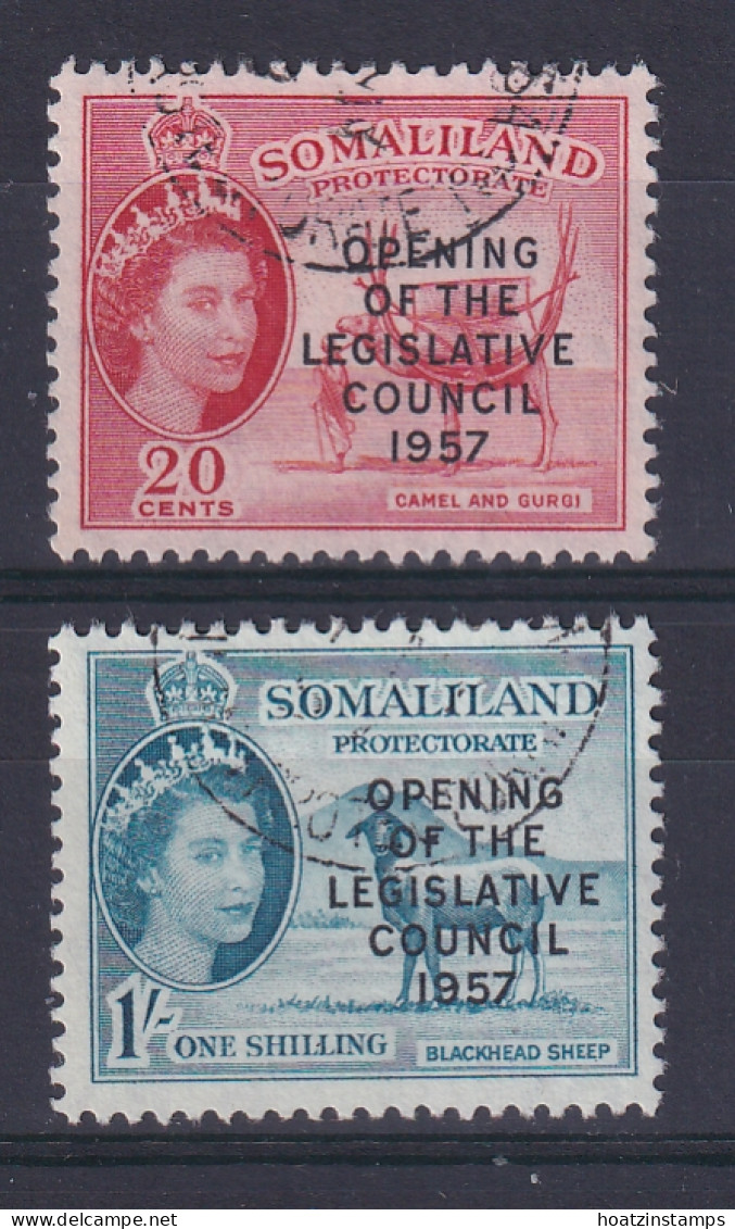 Somaliland Protectorate: 1957   Opening Of Legislative Council OVPT     Used  - Somaliland (Protectoraat ...-1959)