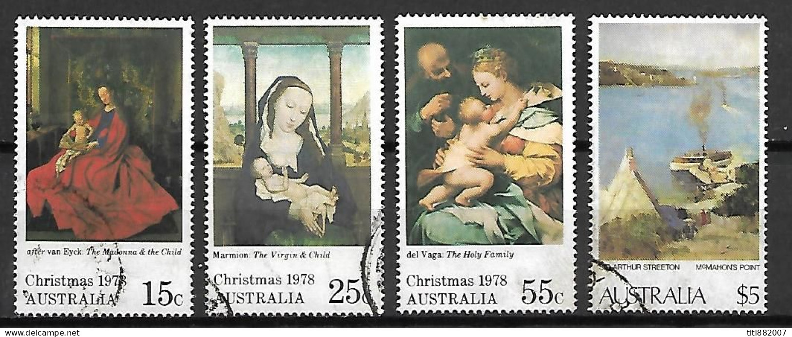AUSTRALIE   -  1978.  Peintures .Série Complète. - Used Stamps