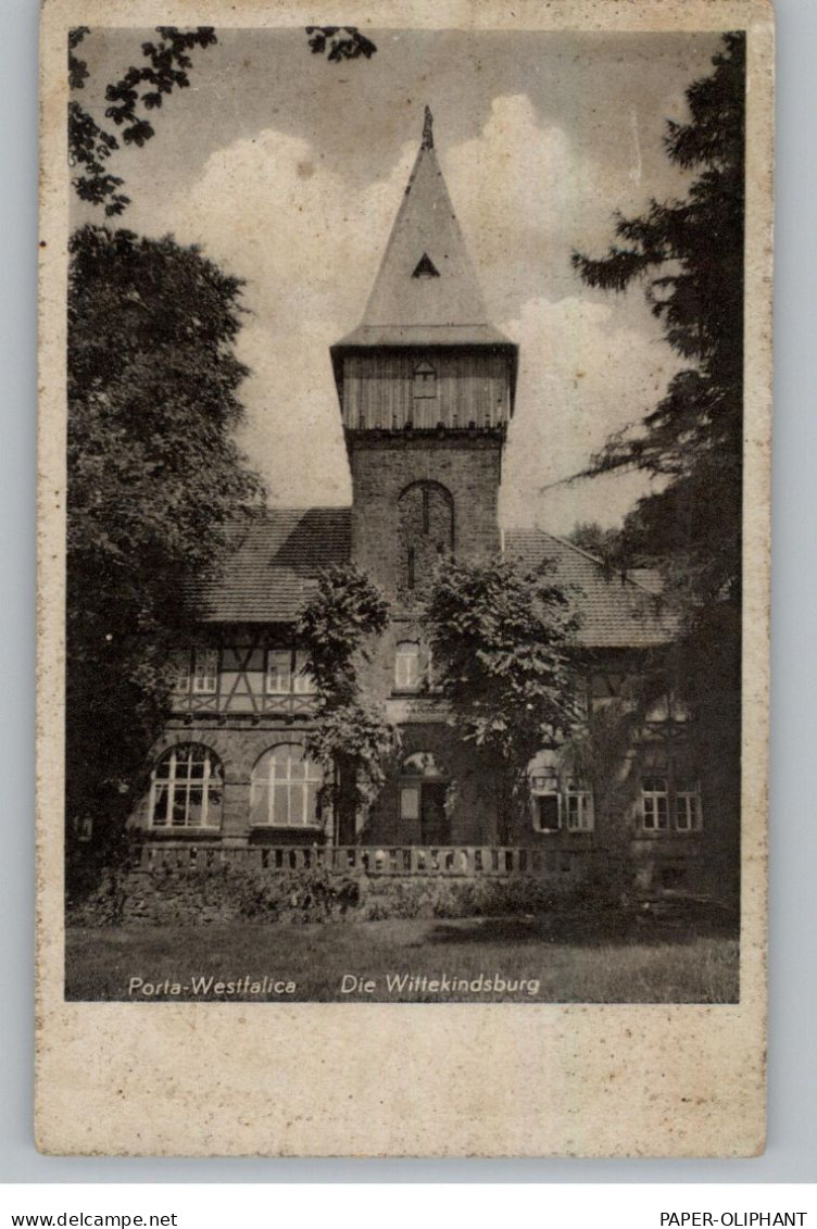 4952 PORTA WESTFALICA, Wittekindsburg, Verlag Effenberger - Porta Westfalica