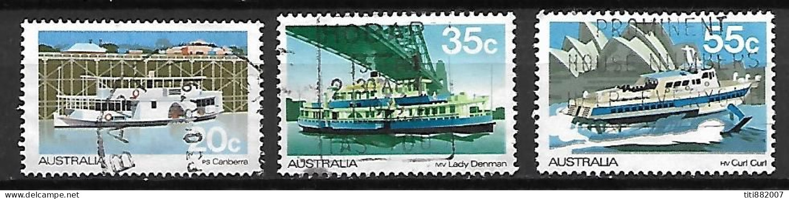 AUSTRALIE   -  1979.   Bateaux . - Used Stamps