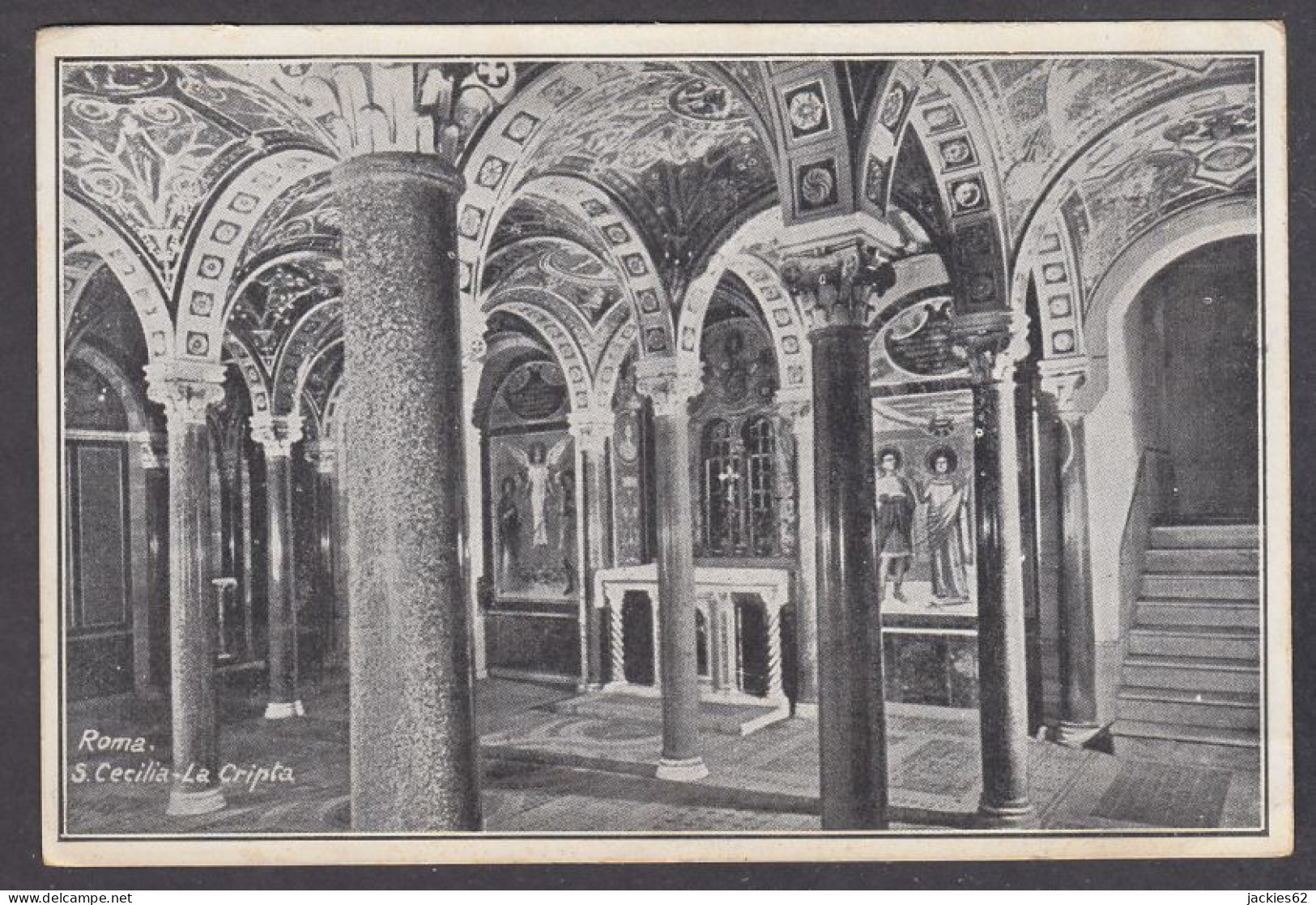 120148/ ROMA, Santa Cecilia In Trastevere, La Cripta - Eglises