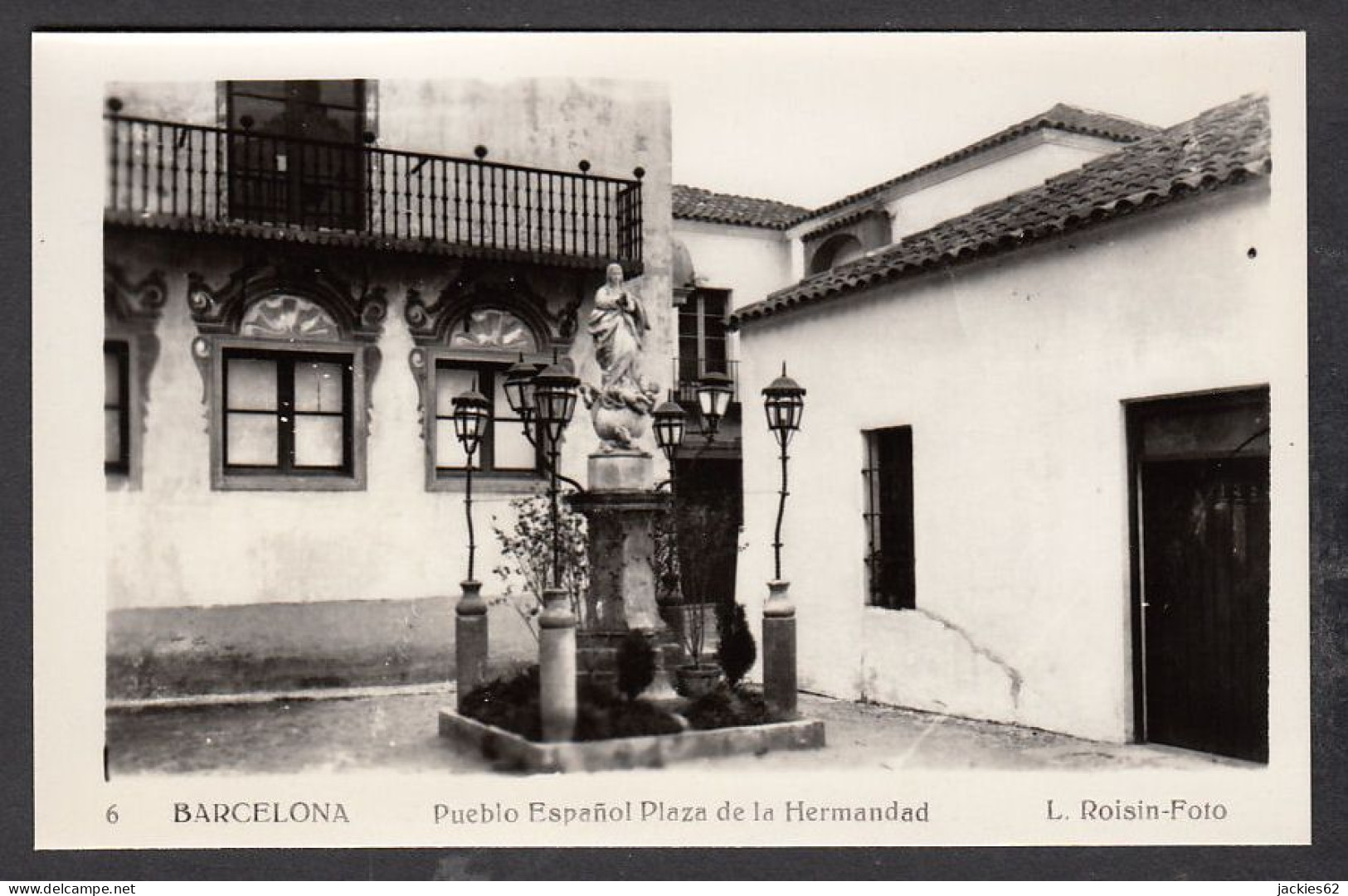 062353/ BARCELONA, Pueblo Español, Plaza De La Hermandad, L. Roisin-Foto - Barcelona