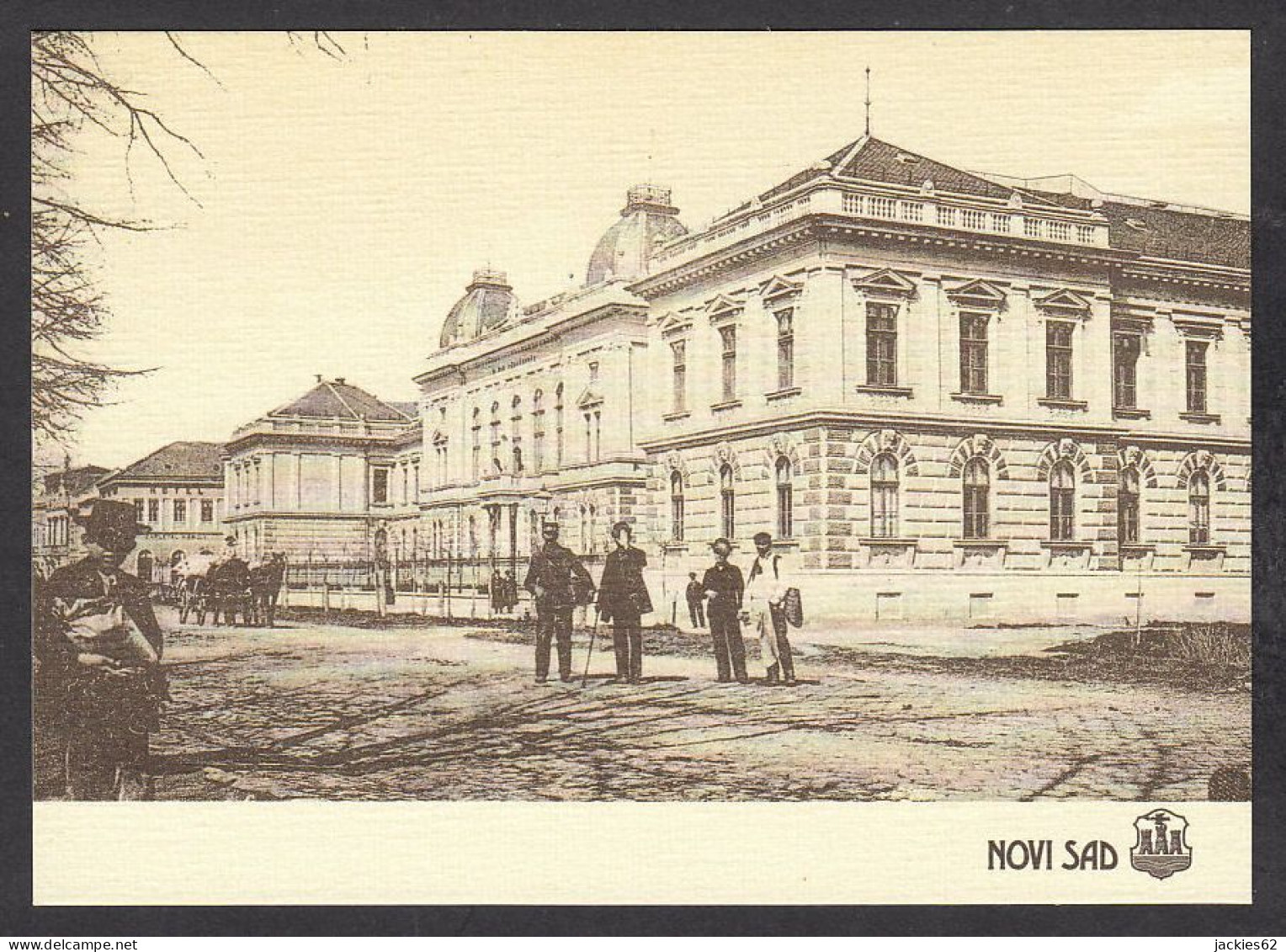 113373/ NOVI SAD, Dunavska Street, Old Palace Of Justice, Now Museum Of VojvodinaFrom An Old Picture-postcard - Serbie