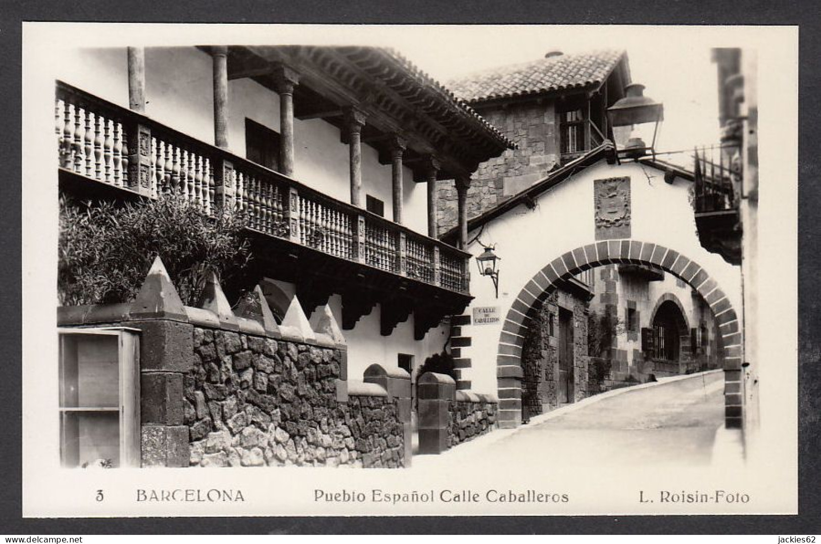 062346/ BARCELONA, Pueblo Español, Calle Caballeros, L. Roisin-Foto - Barcelona