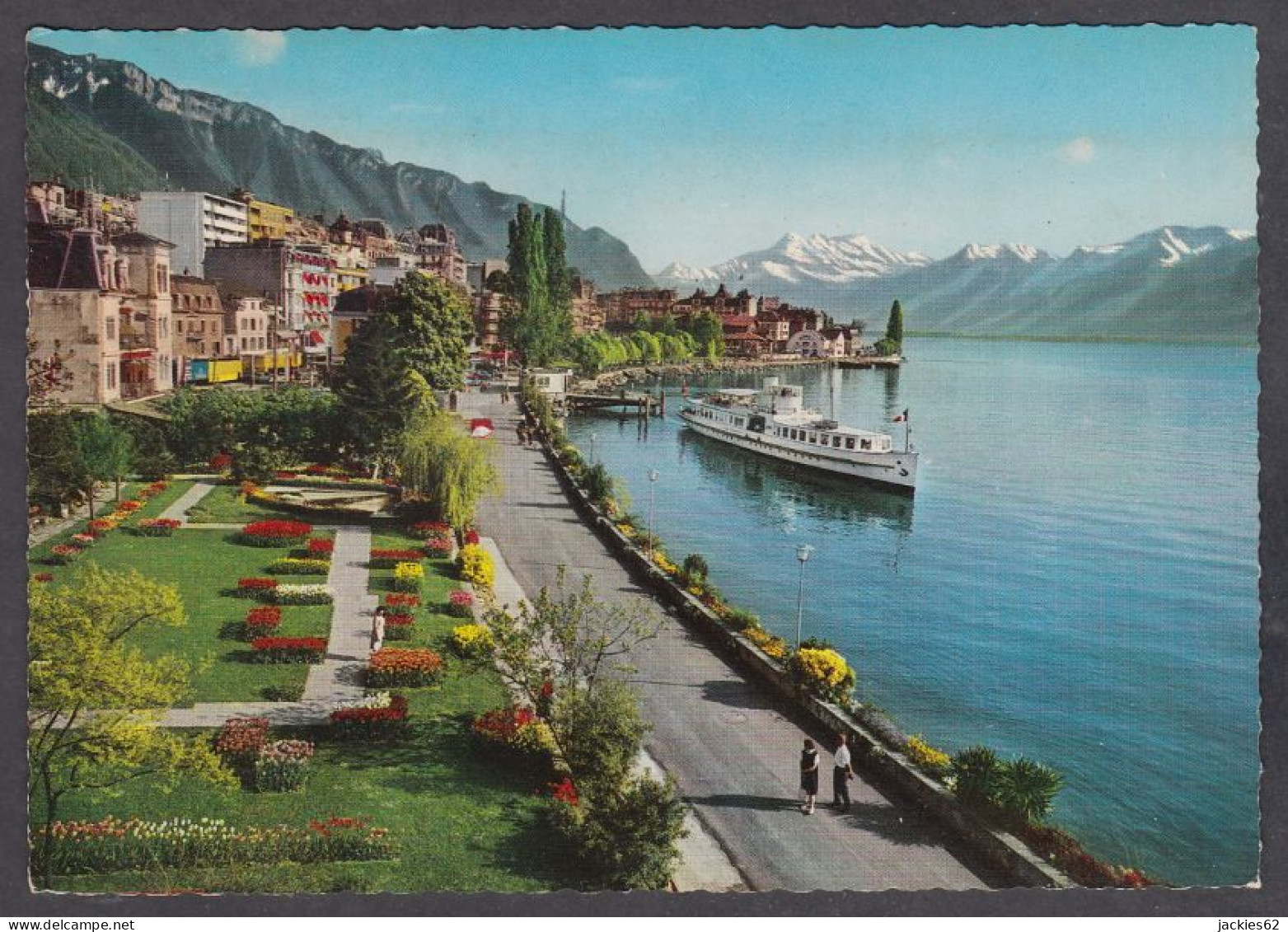 126416/ MONTREUX, Le Quai Et Les Dents Du Midi - Montreux