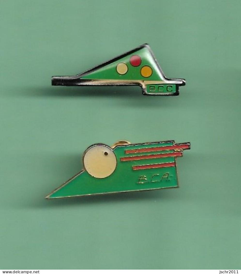 2 PIN'S *** BILLARD - BCC+B.C.A. *** WW01 (21-1) - Billiards