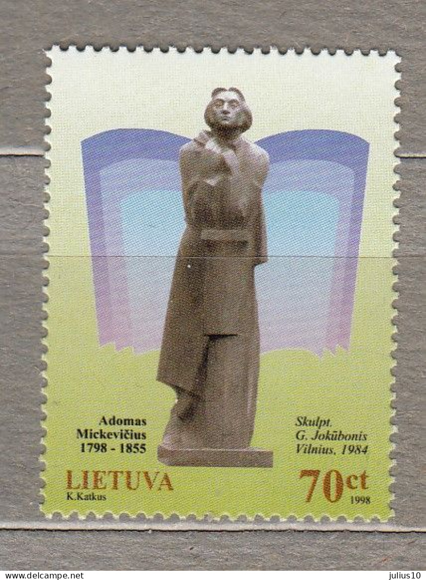 LITHUANIA 1998 Famous People Poet MNH(**) Mi 685 # Lt698 - Schrijvers