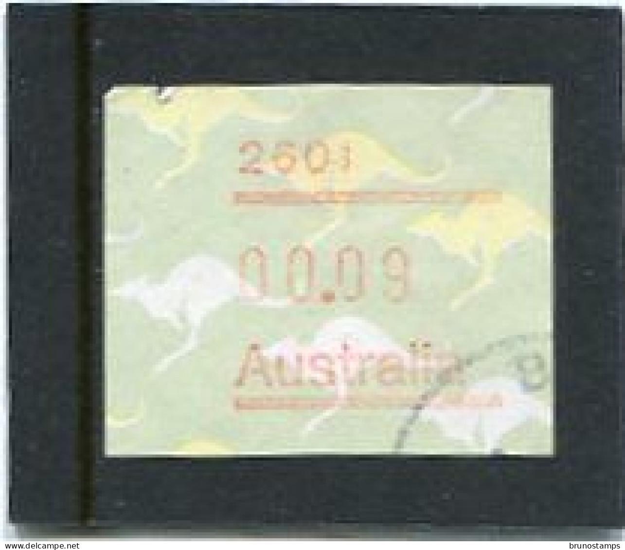 AUSTRALIA - 1985  9c  FRAMA  KANGAROO  POSTCODE  2601 (CANBERRA)  FINE USED - Automaatzegels [ATM]