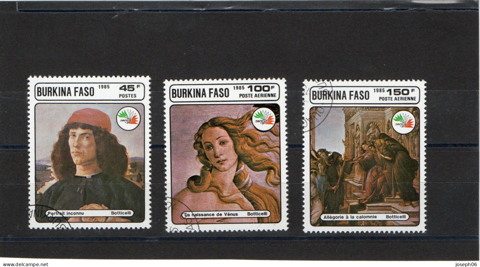 BURKINA  FASO   1985  Y.T. N°  Incomplet  -  Oblitéré  Frais De Gestion Compris - Burkina Faso (1984-...)