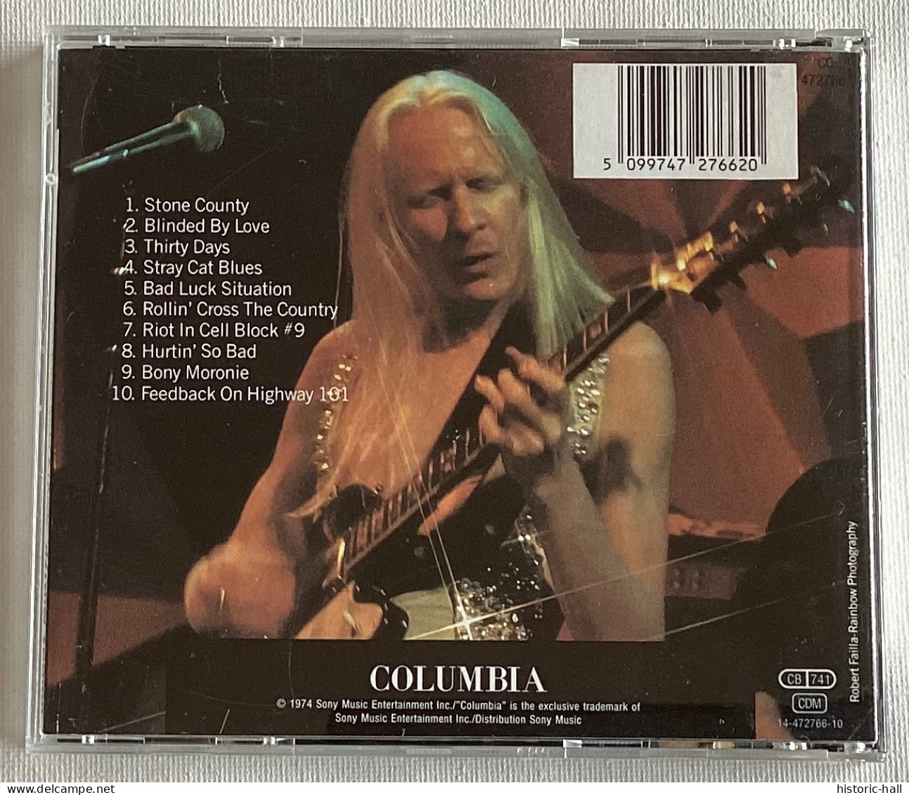 JOHNNY WINTER - Saints And Sinners - CD - 1974 - Blues