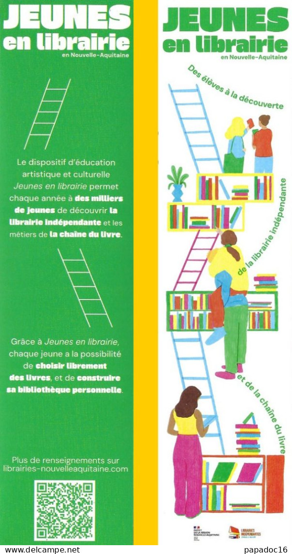 Marque-pages - Jeunes En Librairie En Nouvelle-Aquitaine - Segnalibri