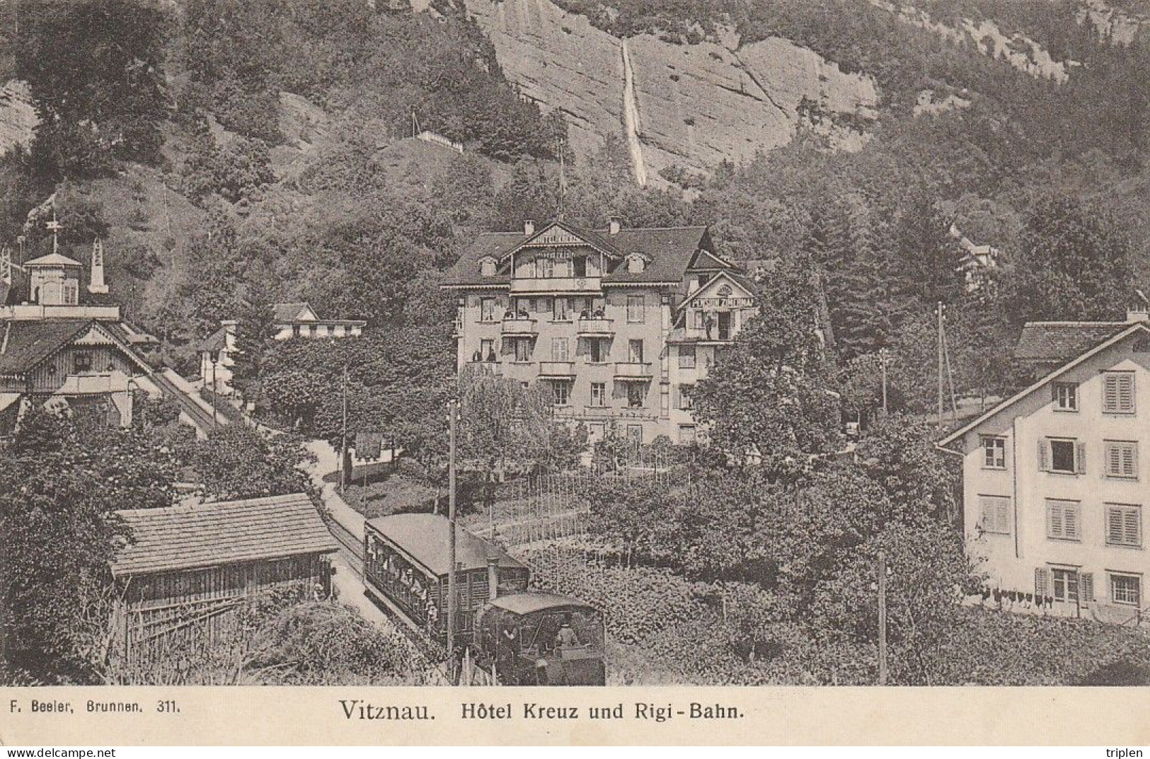 Vitznau - Hotel Kreuz Und Rigi-Bahn - Vitznau