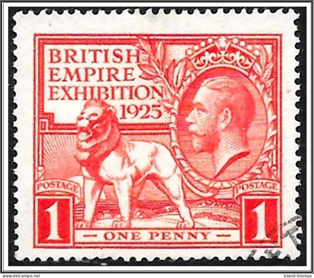 KGV. 1925. SG 432 Empire Exhibition. Used Hrd2 - Oblitérés
