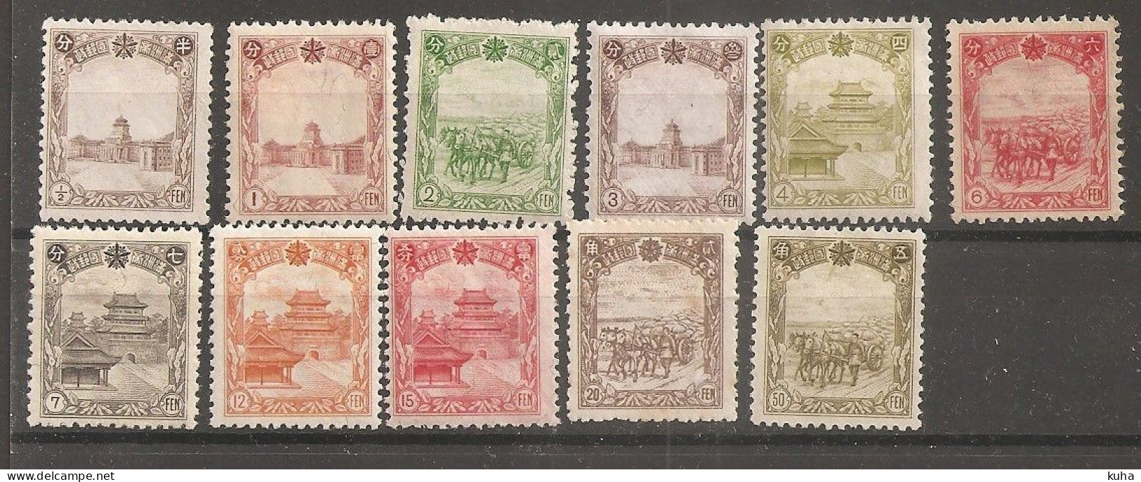 China Chine  MH 1936 - Manchuria 1927-33