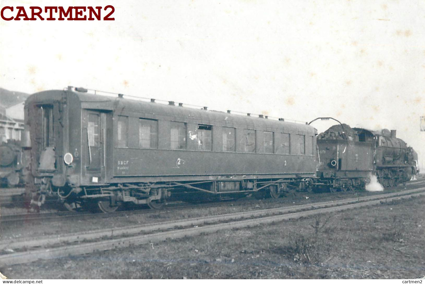 TRAPPES TRAIN LOCOMOTIVE TRAMWAY GARE ZUG BAHNHOF CHEMINS DE FER LOKOMOTIVE STATION TRENO  - Trappes