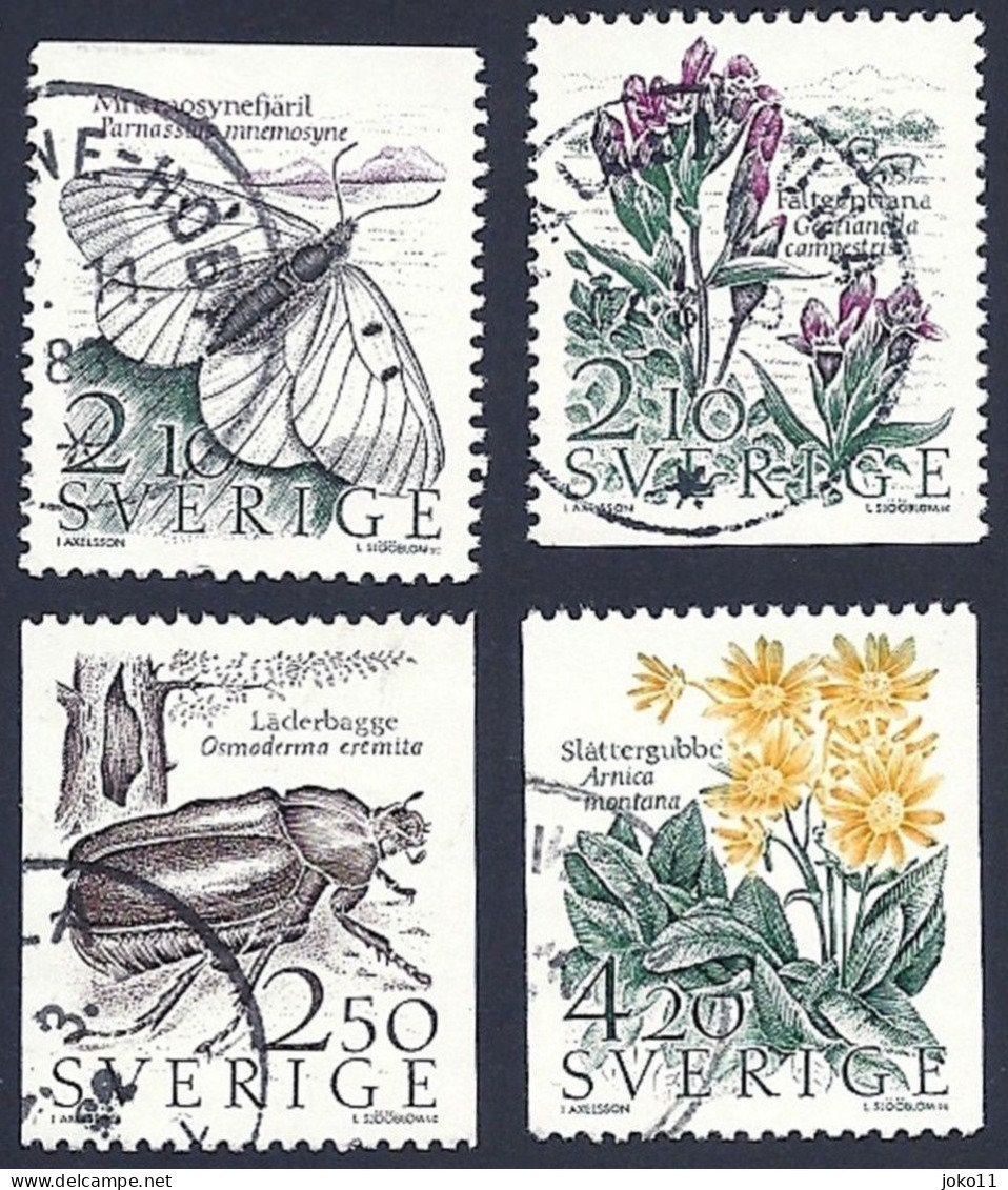 Schweden, 1987, Michel-Nr. 1423-1426, Gestempelt - Usati