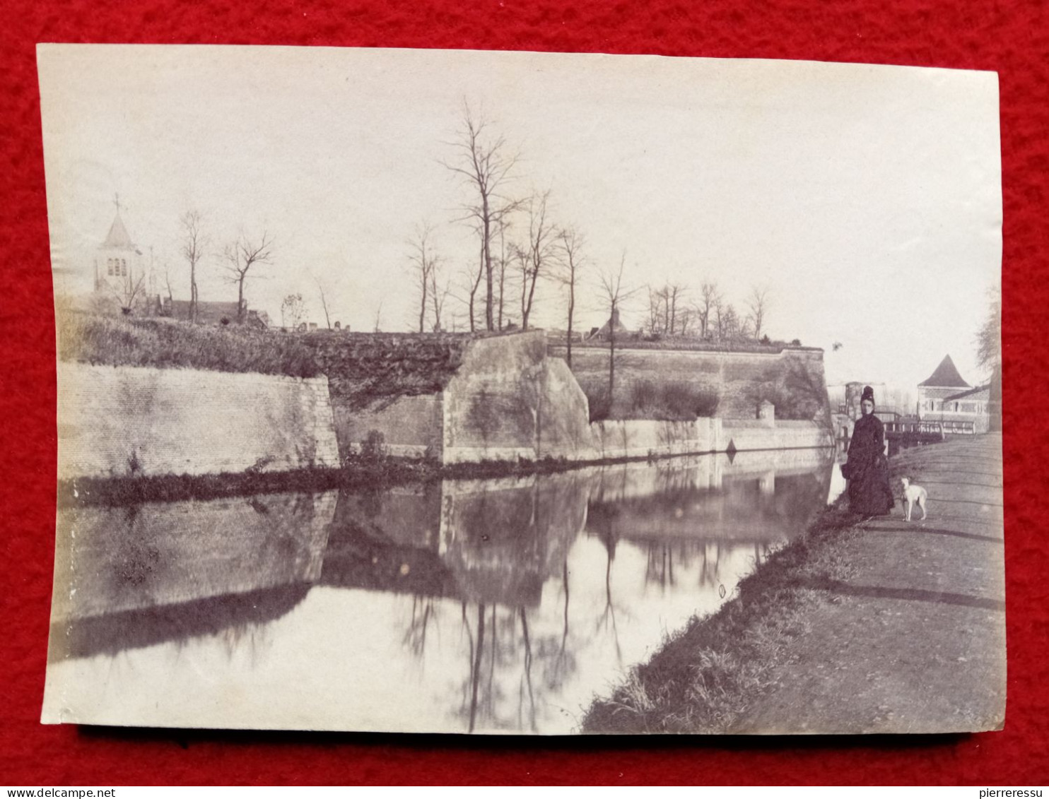 BOUCHAIN CANAL 1894 PHOTO 17 X 11.8 Cm - Places