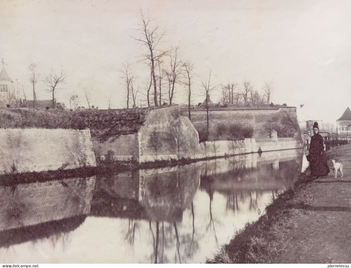 BOUCHAIN CANAL 1894 PHOTO 17 X 11.8 Cm - Places