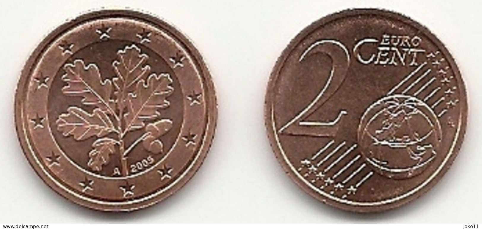 2 Cent, 2005 Prägestätte (A) Vz, Sehr Gut Erhaltene Umlaufmünze - Allemagne