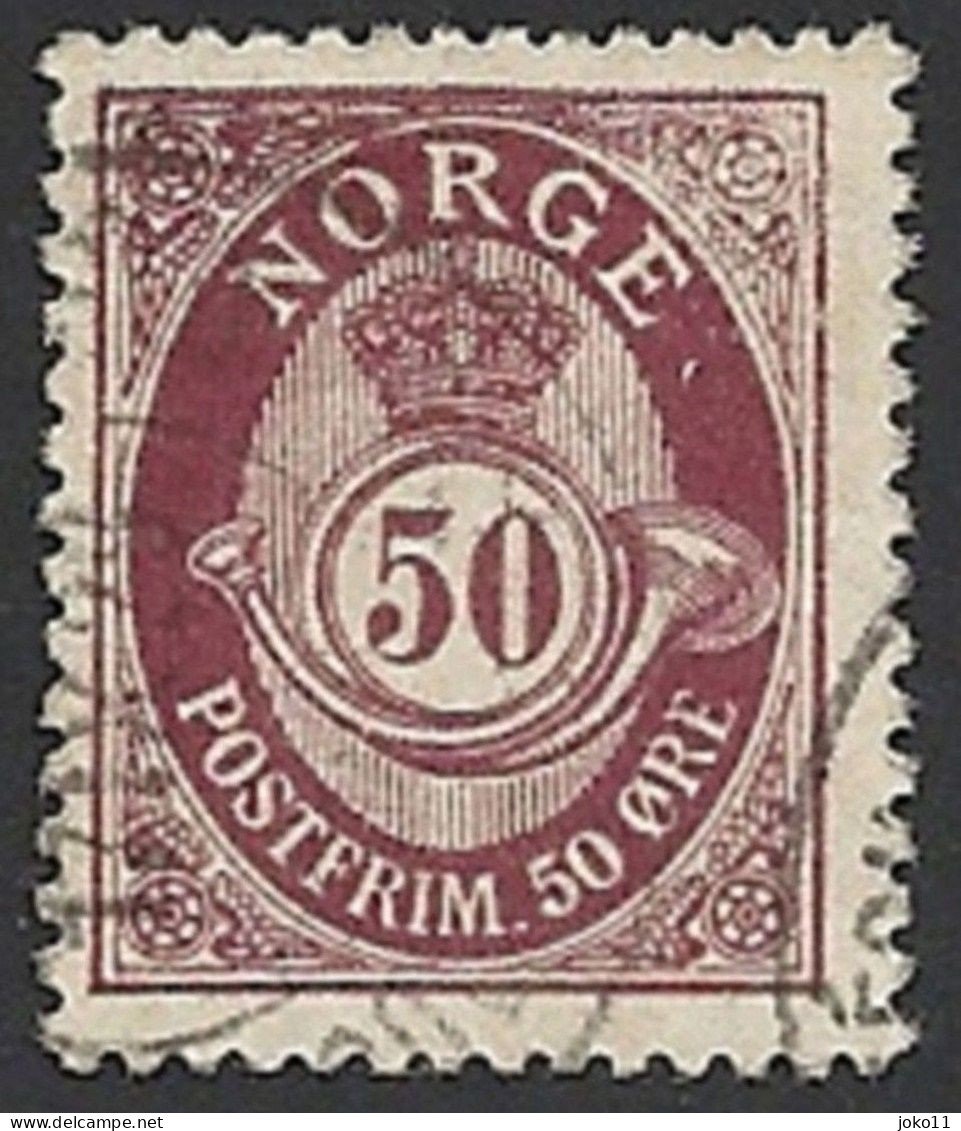 Norwegen, 1909, Mi.-Nr. 87, Gestempelt - Oblitérés