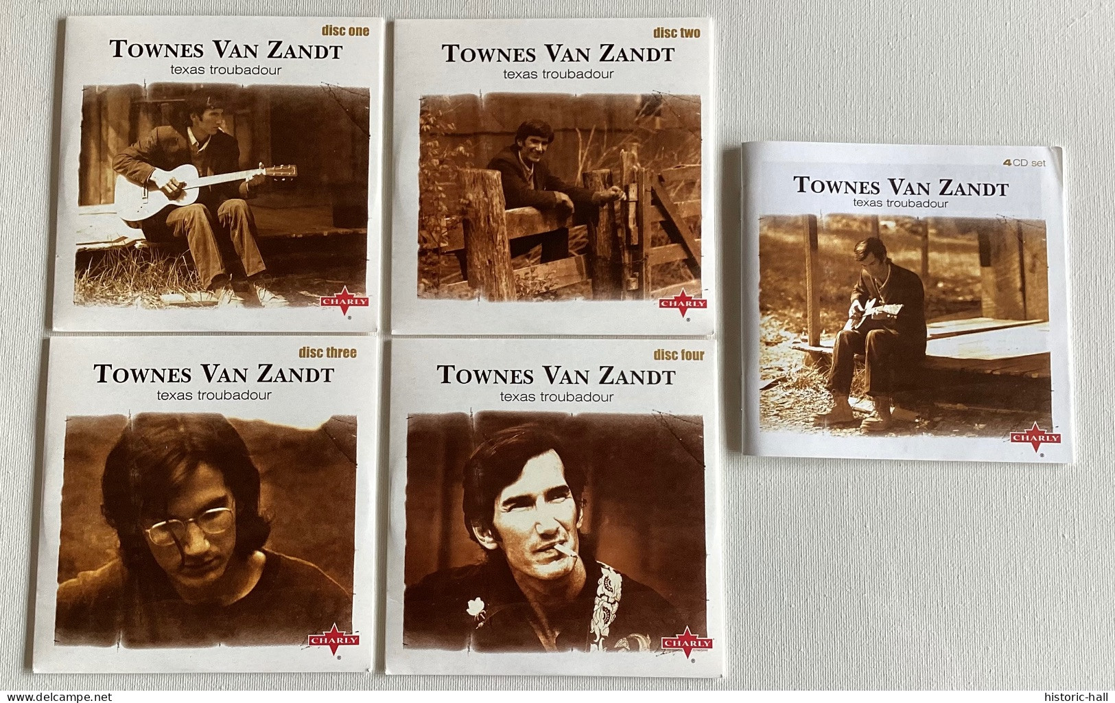 TOWNES VAN ZANDT - Texas Troubadour - BOX 4 CD - 2005 - UK Press - Blues